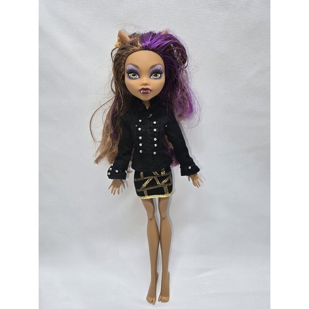Monster High Doll Clawdeen Wolf Ghoul's Night Out- Glue Seepage Hair